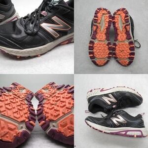 New Balance‎ Shoes Womens 8.5 Peach Black Trail Running Cushion Hiking 412V3